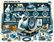 Как самому покрасить колесные диски из баллончика?