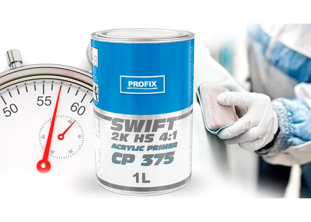 Грунт CP 375 SWIFT 2K HS 4:1, комплект с отвердителем Белый 1 л + 0,25 л цена