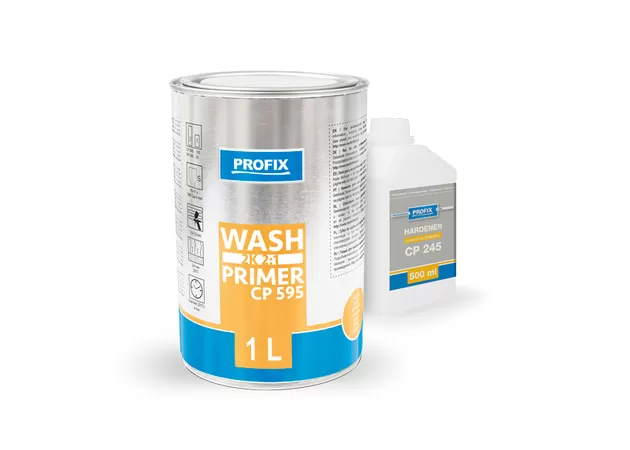 Грунт реактивний CP 595 Washprimer 2K 2:1, комплект с отвердителем Желтый 1 л + 0,5 л заказать
