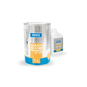 Грунт реактивний CP 595 Washprimer 2K 2:1, комплект с отвердителем Желтый 1 л + 0,5 л