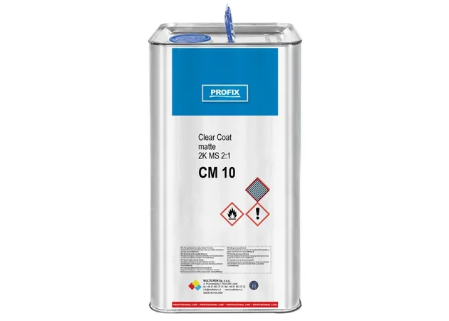 Лак матовый CM 10 mat 2К MS 2:1, комплект с отвердителем 5 л + 2,5 л заказать