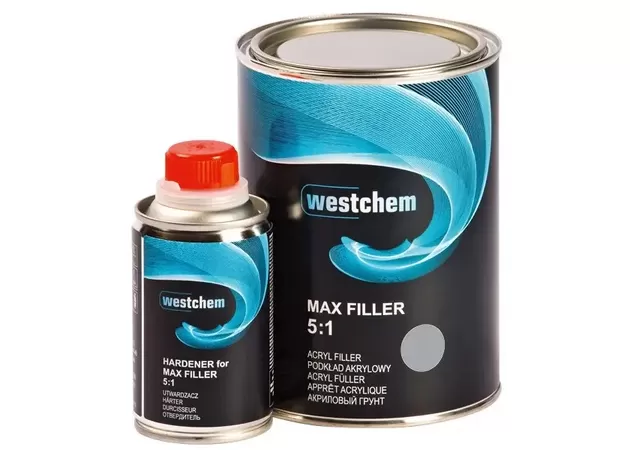 Акриловый грунт-наполнитель Westchem Max Filler 5:1 HS серый 0.8 л (с отвердителем 0.16 л) заказать
