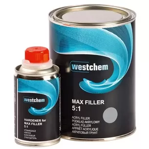 Акриловый грунт-наполнитель Westchem Max Filler 5:1 HS серый 0.8 л (с отвердителем 0.16 л)