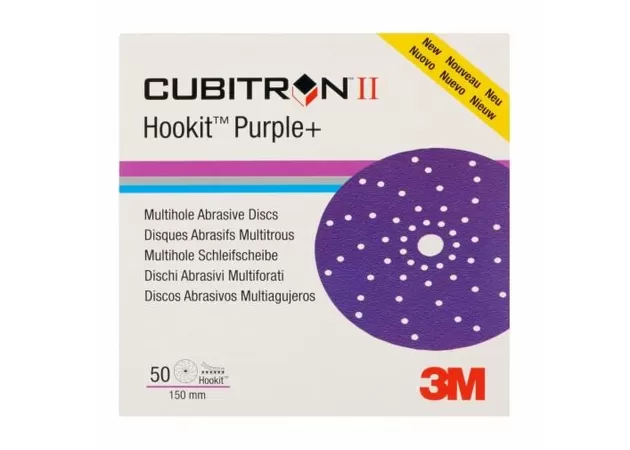 51421 Абразивный диск 3M™ Cubitron™ II Hookit™ 737U, Р150+, d=150 мм 