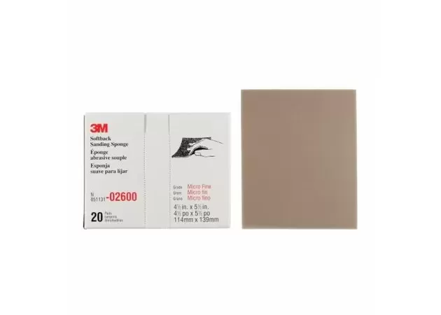 02600 Абразивная губка 3M™ Microfine/микротонкая P800-P1000 