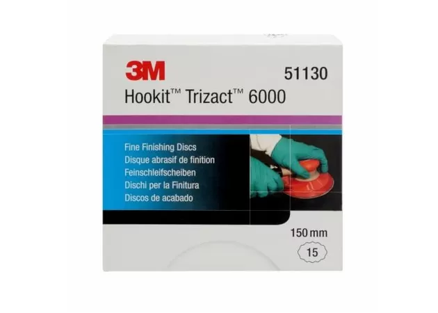 51130 Сверхтонкий абразивный диск 3M™ Trizact™, Р6000 d=150 мм цена