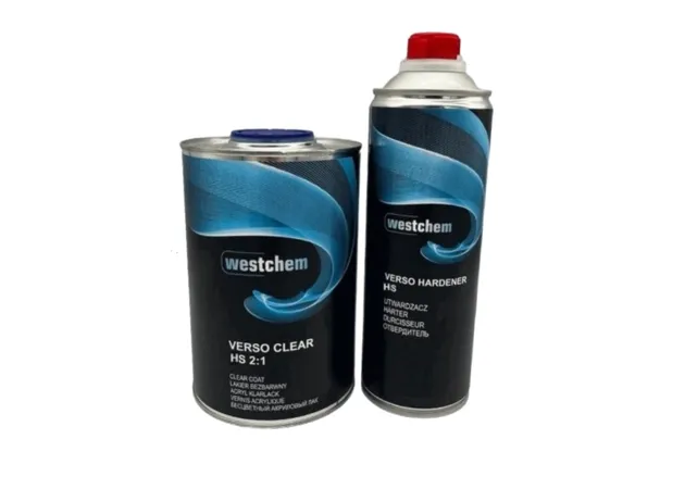 Лак акриловий безбарвний,  у компл з затвердником CLEARCOAT VERSO HS 2:1, 1 л + 0,5 л (FAST) заказати