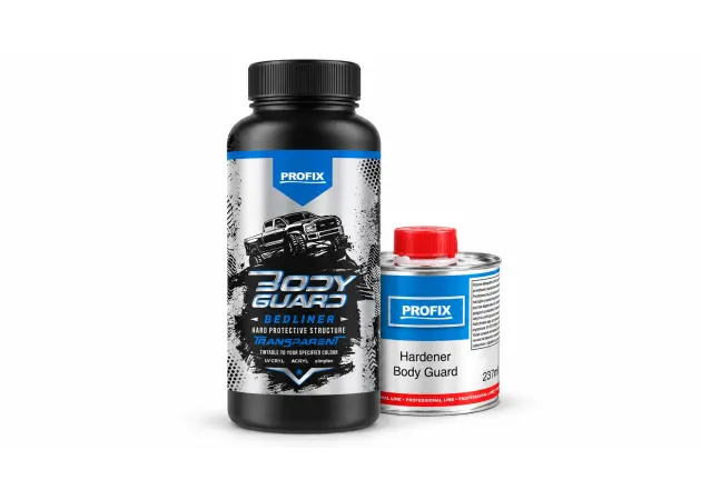 Захисне структурне покриття Body Guard Bedliner Прозоре 0,711 л + Затвердник Body Guard Hardener 0,24л заказати