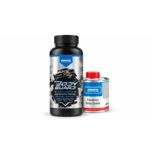 Захисне структурне покриття Body Guard Bedliner Прозоре 0,711 л + Затвердник Body Guard Hardener 0,24л