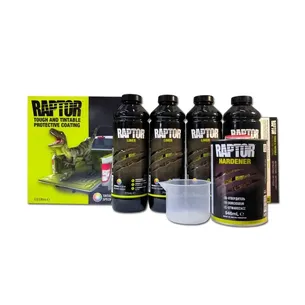 Защитное покрытие повышенной прочности U-POL Raptor КОЛЕРУЕМЫЙ, комплект 3,8л