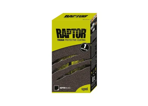 Защитное покрытие повышенной прочности U-POL RAPTOR ЧЕРНОЕ, комплект 0,95л. цена
