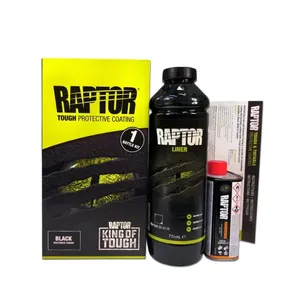Защитное покрытие повышенной прочности U-POL RAPTOR ЧЕРНОЕ, комплект 0,95л.