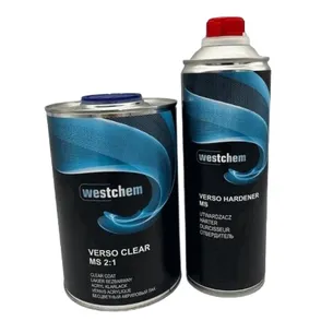 Лак акриловый бесцветный Westchem CLEARCOAT VERSO MS 2:1  1 л + отвердитель MEDIUM 0,5 л