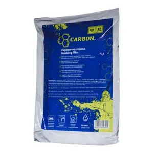 Укривочная пленка CARBON HDPE  Fslm, 10 мікрон 4мx5м