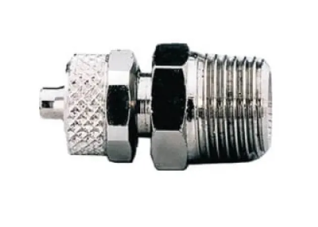 Фитинг с накидной гайкой Walcom 15001, наружной резьбой M1/4