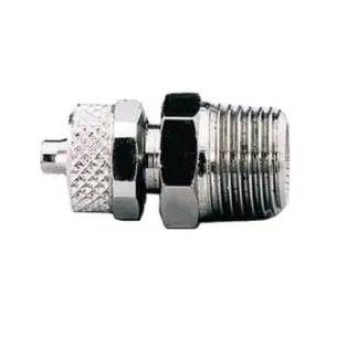 Фитинг с накидной гайкой Walcom 15001, наружной резьбой M1/4