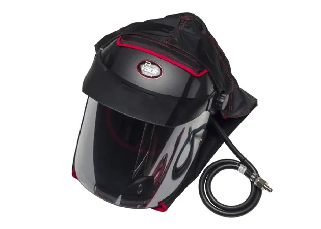 Защитная маска с принудительной подачей воздуха Devilbiss Pro Visor цена