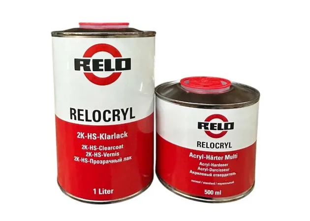 Лак акриловый Mipa Relo HS 1 л + отведитель 0.5 л,  комплект  заказать