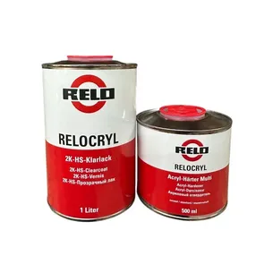 Лак акриловый Mipa Relo HS 1 л + отведитель 0.5 л,  комплект 