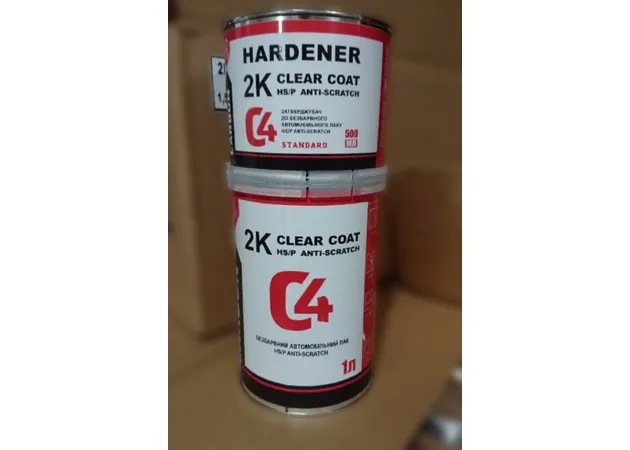 Лак акриловый CARBON C4 2K Clear Coat HS/P устойчив к царапинам 1,5 л заказать